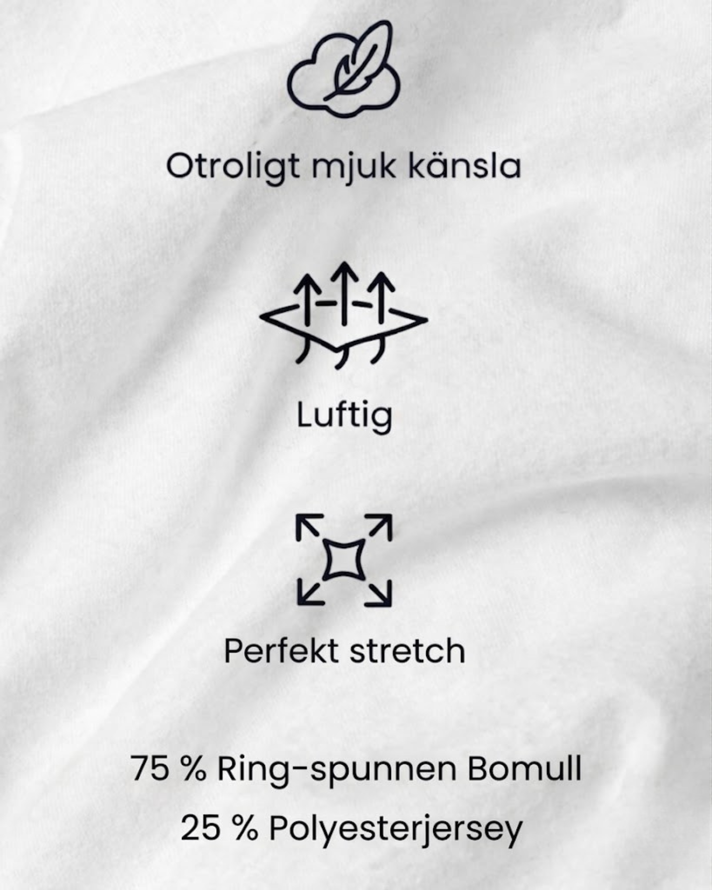 T-shirt Med Perfekt Passform - Beige
