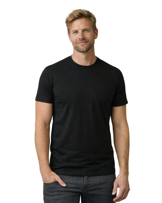 T-shirt Med Perfekt Passform - Svart/Marinblå/Vit (3-pack)