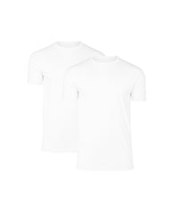 T-shirt Med Perfekt Passform - Vit (2-Pack)