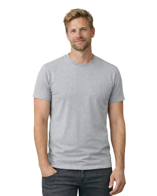 T-shirt Med Perfekt Passform - Ljusgrå