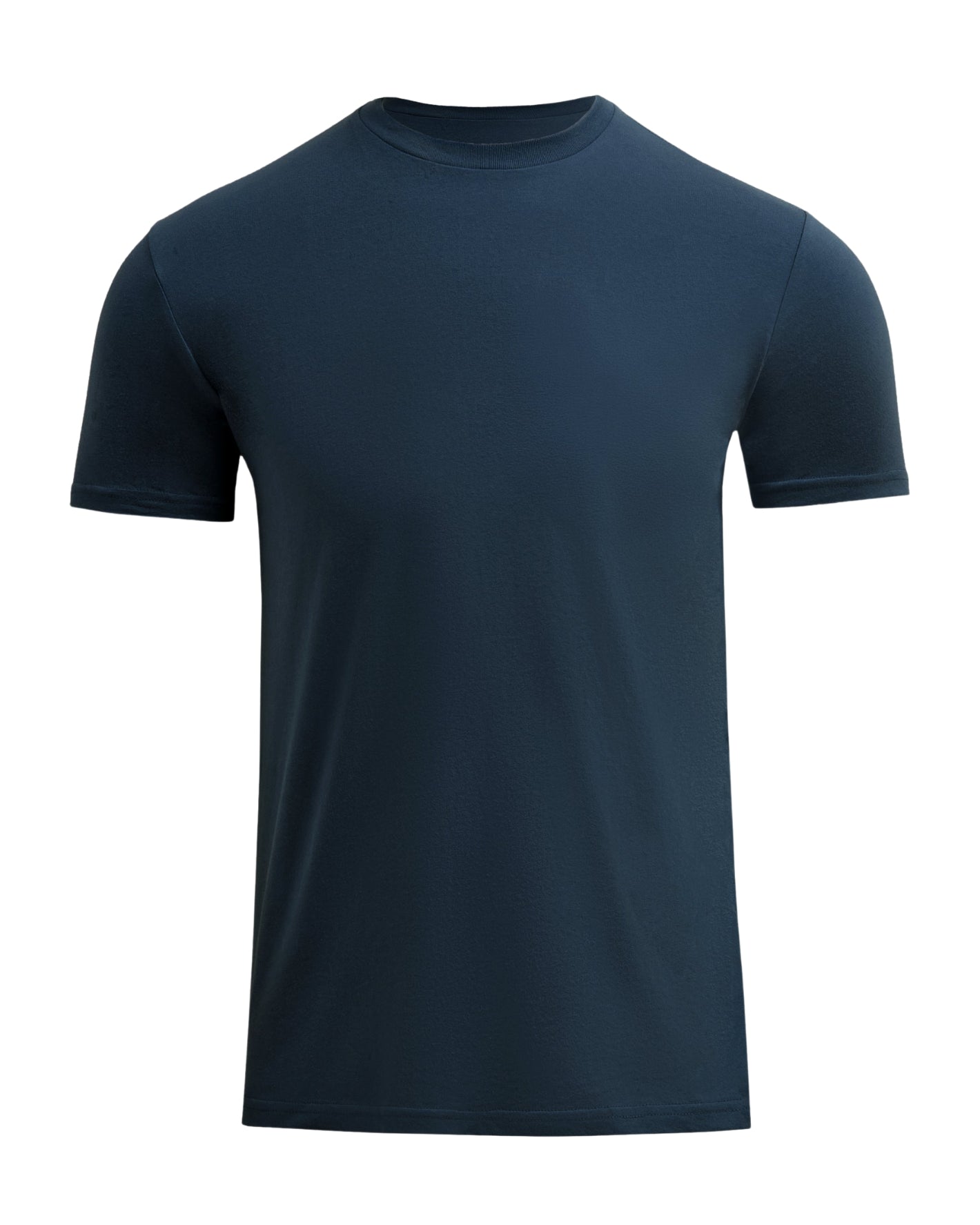 T-shirt Med Perfekt Passform - Marinblå