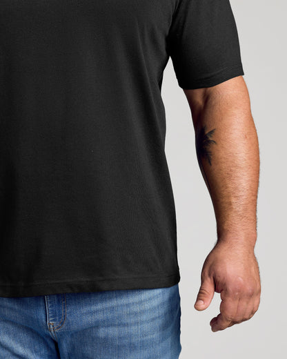 Klassisk T-shirt Svart