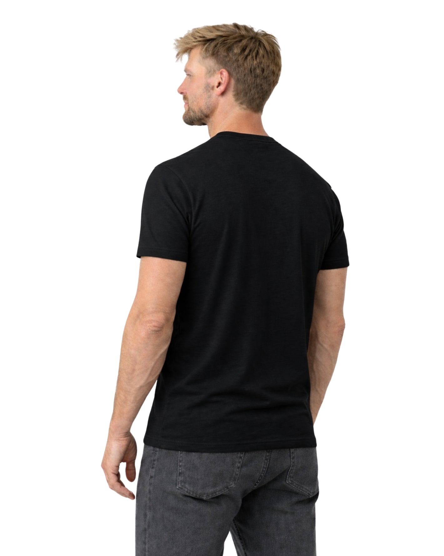 T-shirt Med Perfekt Passform - Svart (2-pack)