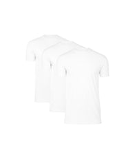 T-shirt Med Perfekt Passform - Vit (3-pack)