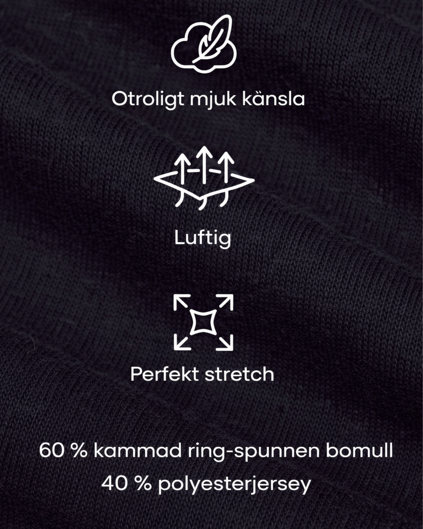 T-shirt Med Perfekt Passform - Svart (2-pack)