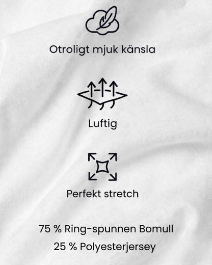 T-shirt Med Perfekt Passform - Beige