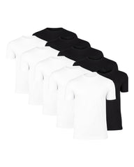 T-shirt Med Perfekt Passform - Svart/Vit (10-pack)