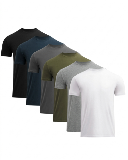 T-shirt Med Perfekt Passform (6-pack)