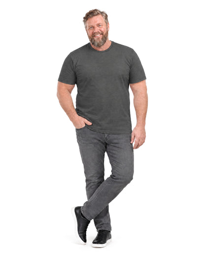 T-shirt Som Döljer Magen - Grå