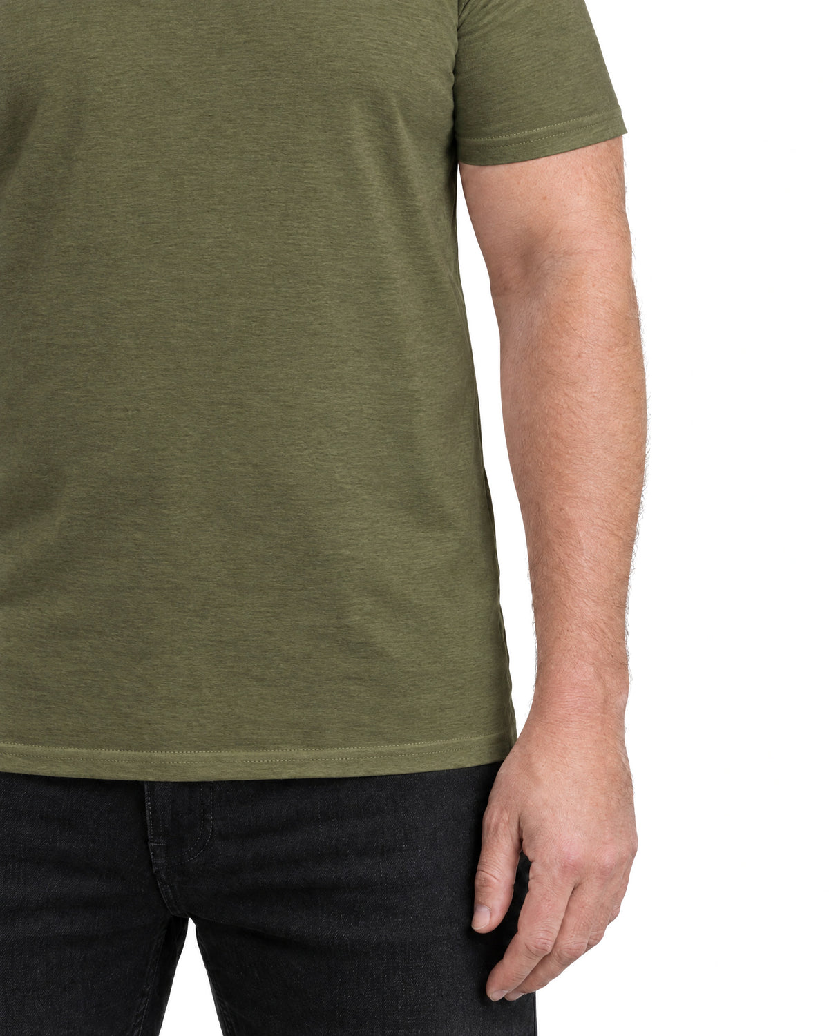 T-shirt Som Döljer Magen - Grön