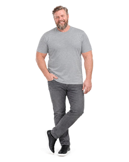 T-shirt Som Döljer Magen - Ljusgrå