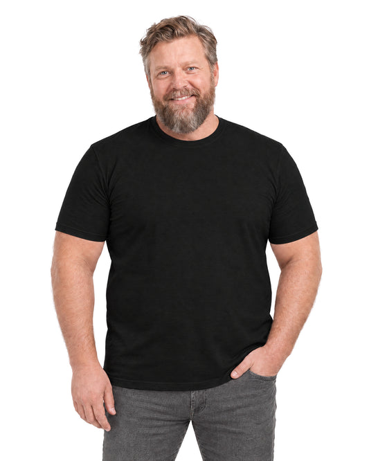 T-shirt Som Döljer Magen - Svart