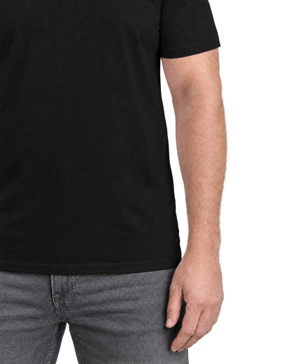 T-shirt Som Döljer Magen - Svart