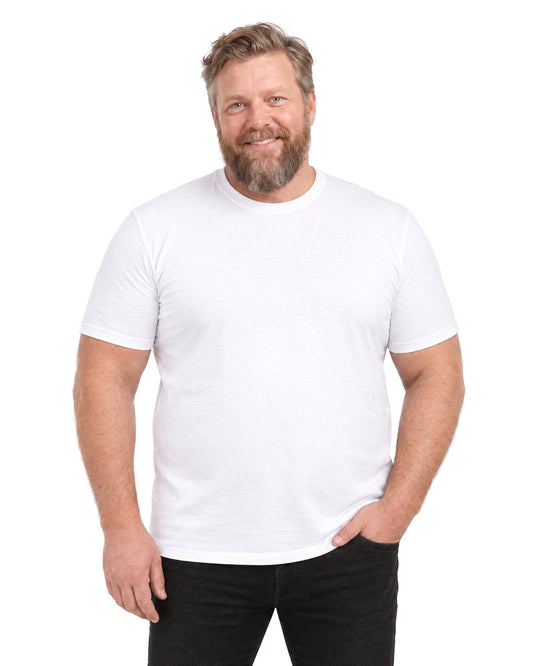 T-shirt Som Döljer Magen - Vit